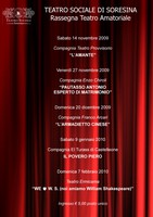 2009-10 Teatro Amatoriale 2009-10 Teatro Amatoriale
