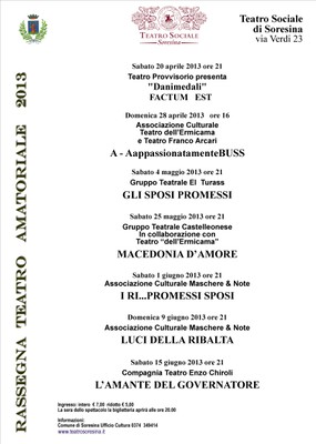 teatro amatoriale 2013
